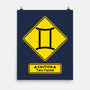 Caution Two-Faced-None-Matte-Poster-imisko