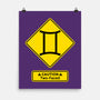 Caution Two-Faced-None-Matte-Poster-imisko