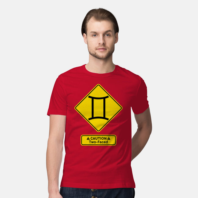 Caution Two-Faced-Mens-Premium-Tee-imisko