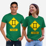 Caution Two-Faced-Unisex-Basic-Tee-imisko