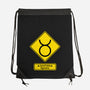 Caution Egoistic-None-Drawstring-Bag-imisko