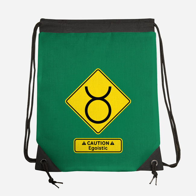 Caution Egoistic-None-Drawstring-Bag-imisko