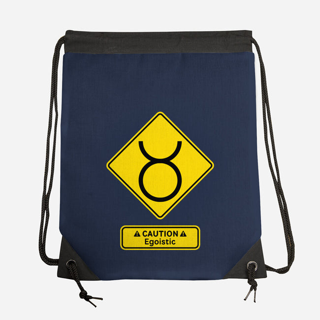 Caution Egoistic-None-Drawstring-Bag-imisko