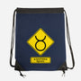 Caution Egoistic-None-Drawstring-Bag-imisko