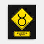 Caution Egoistic-None-Stretched-Canvas-imisko