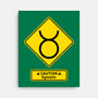 Caution Egoistic-None-Stretched-Canvas-imisko