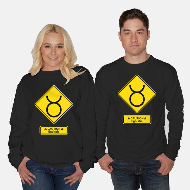 Caution Egoistic-Unisex-Crew Neck-Sweatshirt-imisko
