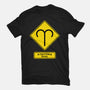 Caution Bossy-Mens-Heavyweight-Tee-imisko
