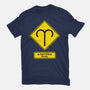Caution Bossy-Mens-Heavyweight-Tee-imisko