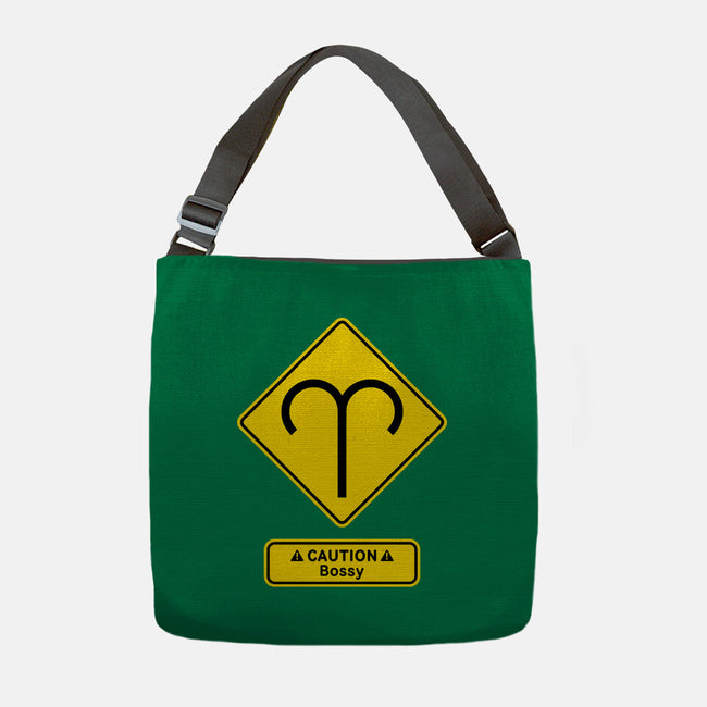 Caution Bossy-None-Adjustable Tote-Bag-imisko