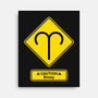 Caution Bossy-None-Stretched-Canvas-imisko