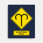 Caution Bossy-None-Stretched-Canvas-imisko