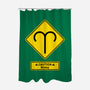Caution Bossy-None-Polyester-Shower Curtain-imisko