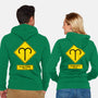 Caution Bossy-Unisex-Zip-Up-Sweatshirt-imisko