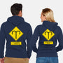 Caution Bossy-Unisex-Zip-Up-Sweatshirt-imisko