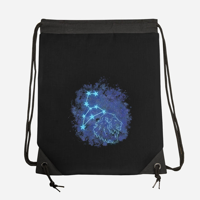 Leo Neon Constellation-None-Drawstring-Bag-nickzzarto