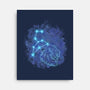 Leo Neon Constellation-None-Stretched-Canvas-nickzzarto