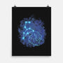 Leo Neon Constellation-None-Matte-Poster-nickzzarto