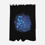 Leo Neon Constellation-None-Polyester-Shower Curtain-nickzzarto