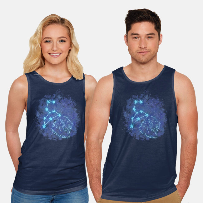 Leo Neon Constellation-Unisex-Basic-Tank-nickzzarto