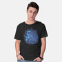 Leo Neon Constellation-Mens-Basic-Tee-nickzzarto