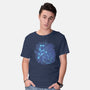Leo Neon Constellation-Mens-Basic-Tee-nickzzarto