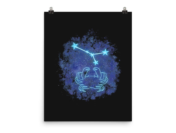 Cancer Neon Constellation