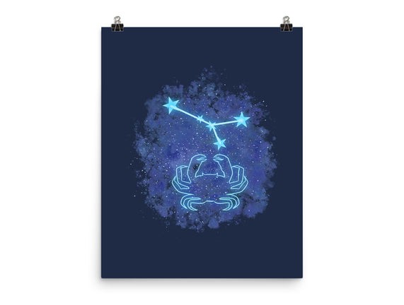 Cancer Neon Constellation