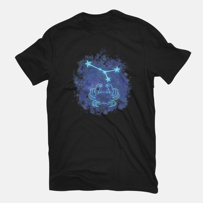 Cancer Neon Constellation-Mens-Basic-Tee-nickzzarto