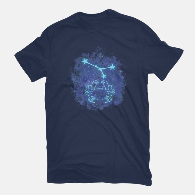 Cancer Neon Constellation-Mens-Basic-Tee-nickzzarto