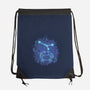 Cancer Neon Constellation-None-Drawstring-Bag-nickzzarto