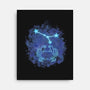 Cancer Neon Constellation-None-Stretched-Canvas-nickzzarto