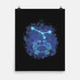 Cancer Neon Constellation-None-Matte-Poster-nickzzarto