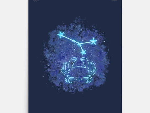 Cancer Neon Constellation
