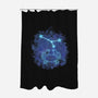 Cancer Neon Constellation-None-Polyester-Shower Curtain-nickzzarto