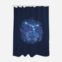 Cancer Neon Constellation-None-Polyester-Shower Curtain-nickzzarto