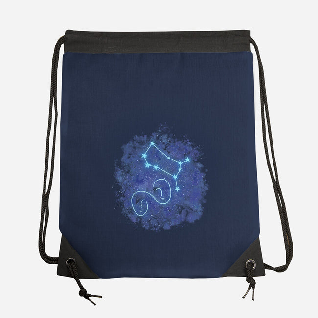 Gemini Neon Constellation-None-Drawstring-Bag-nickzzarto