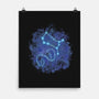 Gemini Neon Constellation-None-Matte-Poster-nickzzarto