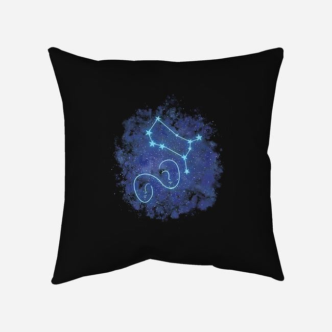 Gemini Neon Constellation-None-Removable Cover w Insert-Throw Pillow-nickzzarto