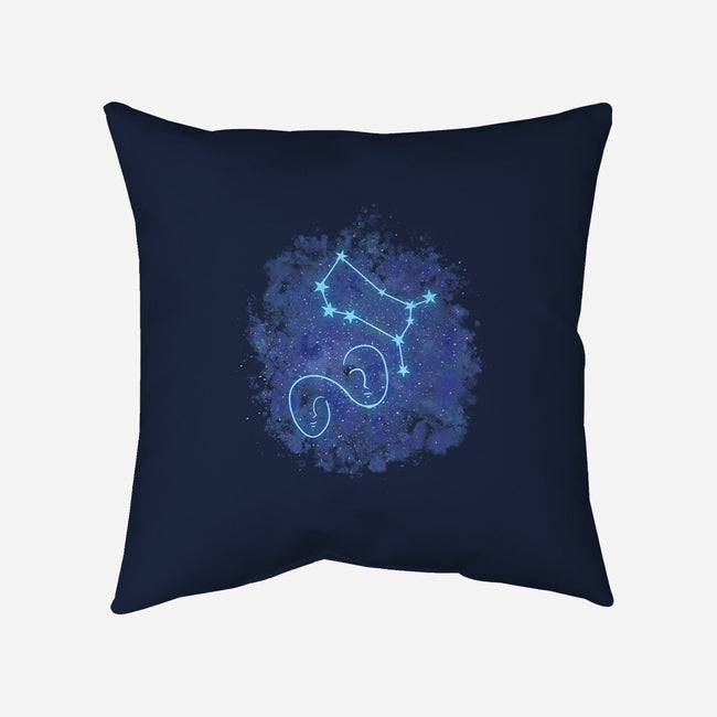 Gemini Neon Constellation-None-Removable Cover w Insert-Throw Pillow-nickzzarto