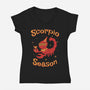 Scorpio Season-Womens-V-Neck-Tee-WatershipBound