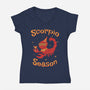 Scorpio Season-Womens-V-Neck-Tee-WatershipBound