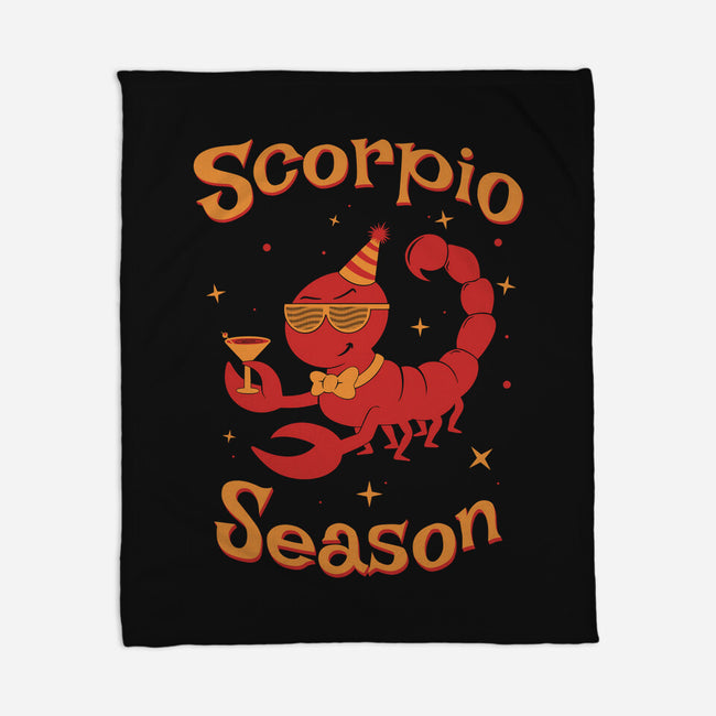 Scorpio Season-None-Fleece-Blanket-WatershipBound