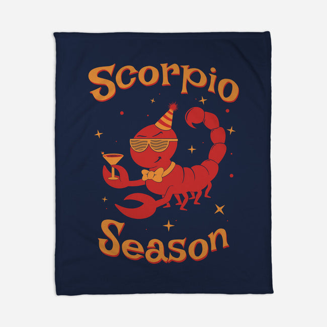 Scorpio Season-None-Fleece-Blanket-WatershipBound
