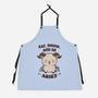 Eat Drink And Be Aries-Unisex-Kitchen-Apron-WatershipBound