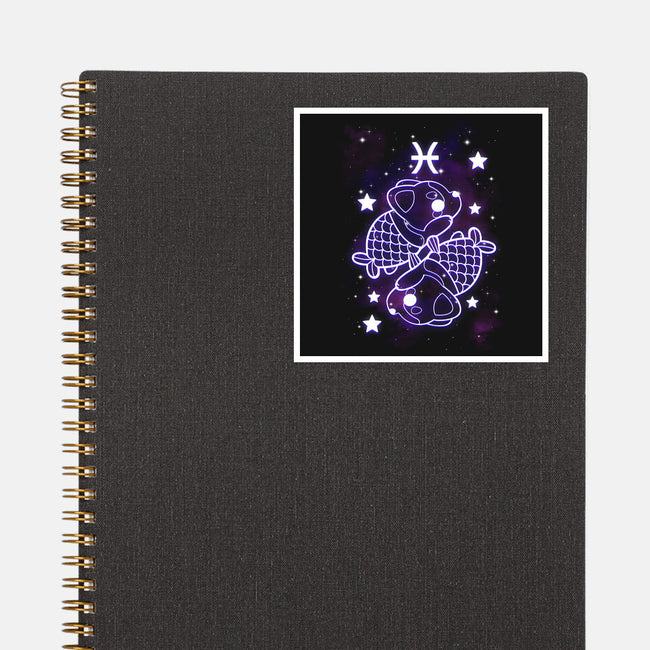 Cute Pisces-None-Glossy-Sticker-NemiMakeit