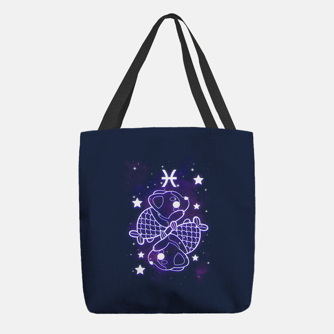 Cute Pisces-None-Basic Tote-Bag-NemiMakeit