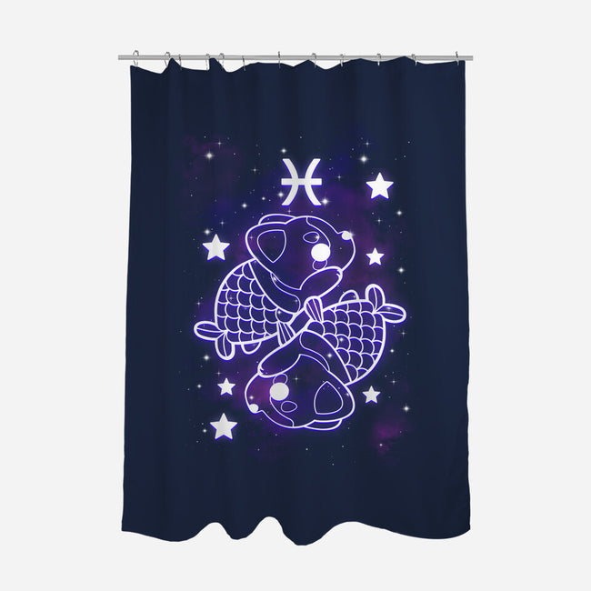 Cute Pisces-None-Polyester-Shower Curtain-NemiMakeit