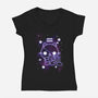 Cute Aquarius-Womens-V-Neck-Tee-NemiMakeit