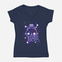 Cute Aquarius-Womens-V-Neck-Tee-NemiMakeit